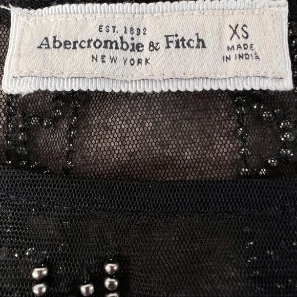 Abercrombie & Fitch Beaded and Embroidery Short Sleeve Top Size XS - Picture 5 of 5